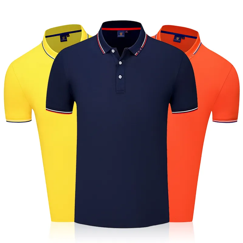 Fashion custom by oversized mens t shirt Summer quick Dry cotton plus size golf Polo Shirts Men Polo T Shirt