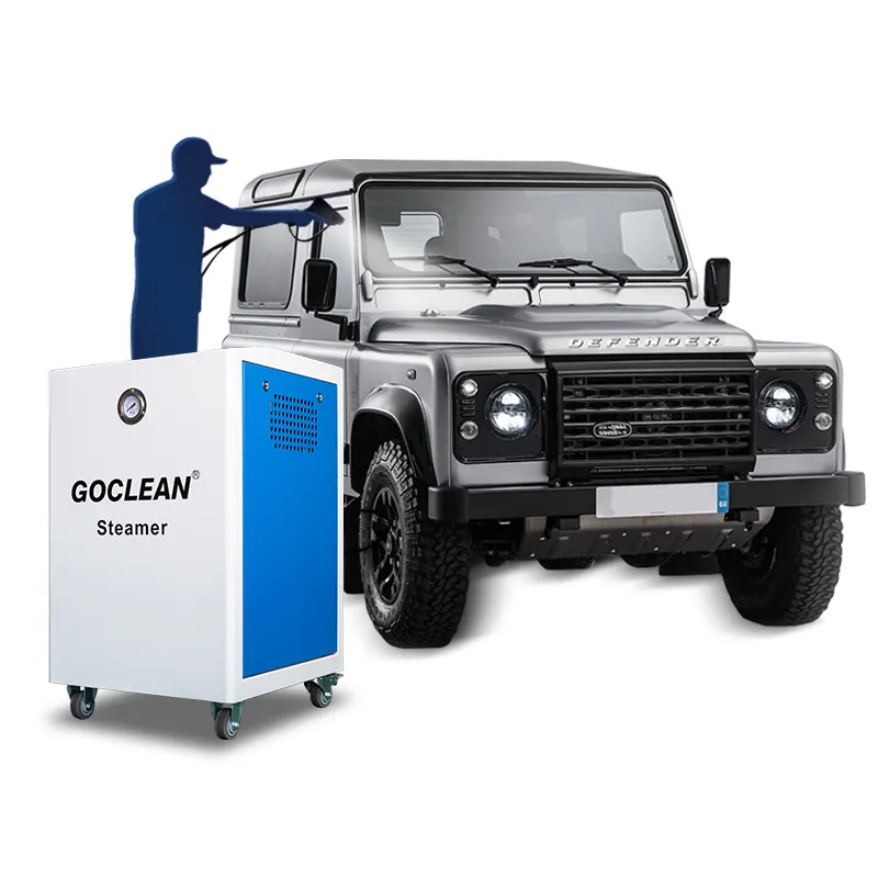 GOCLEAN 5L เครื่องล้างรถแบบพกพา,เครื่องทำความสะอาดรถด้วยไอน้ำระบบไอน้ำสามารถพกพาได้