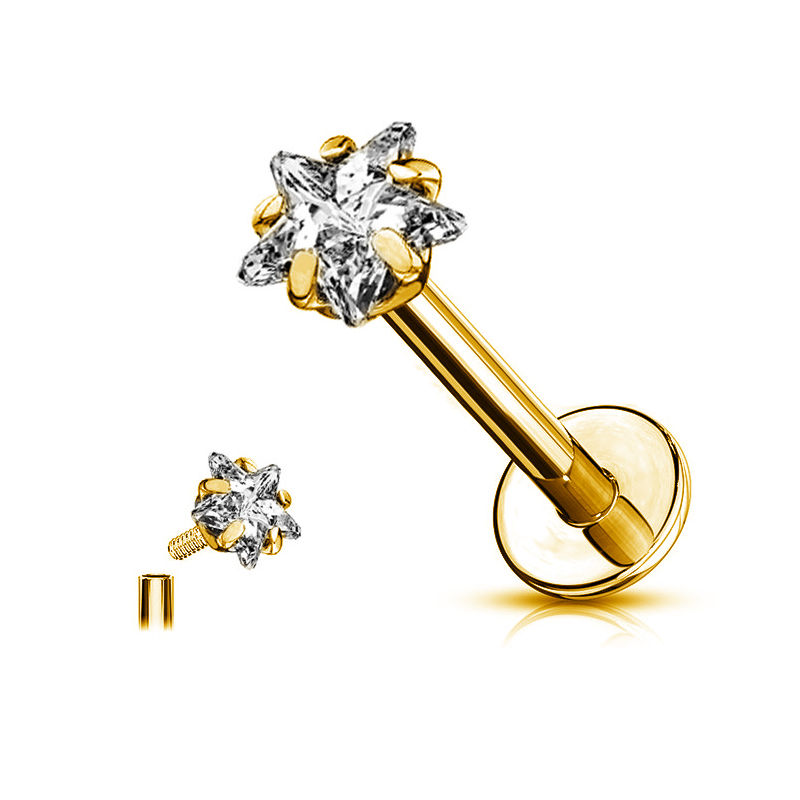 TB-0187 PVD Gold 1.2*8*3mm
