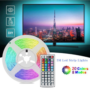 Tedarikçi tam kiti IR 12V RGB şerit LED kiti IR denetleyicisi ile 44 anahtar uzaktan kumanda adaptörü ile fiş - Product Image 3