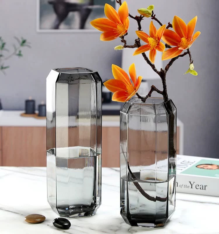 Factory Produced Wholesale Glass Luxury Vase Glass