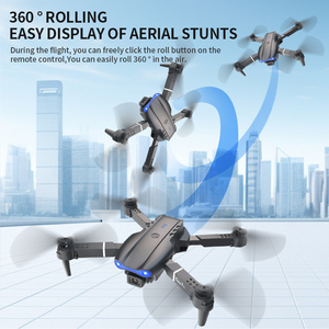 Profesyonel çerçeve E99 Drone oyuncak Minihigh çözünürlüklü 4K çift kameralar ve ekran uzaktan sistemi uzun mesafe Quadcopter
