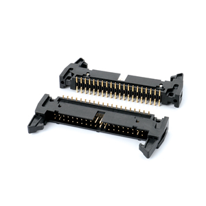 Smt idcヘッダー2.54mmエジェクター40ピンコネクター254mmピッチワイヤーからボード直角2列ラッチロックイジェクトフック垂直 - Product Image 1