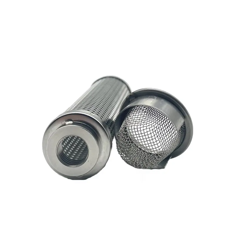 Customize 60 80 100 120 mesh 200 150 micron Brass rimmed stainless steel wire mesh filter strainer cap for industrial filtering