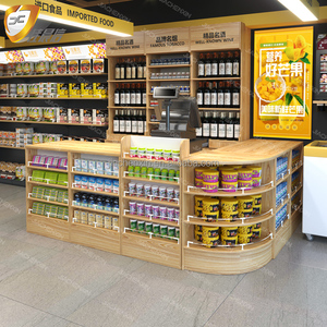 便利店木制收银台柜台前促销展示架 - Product Image 3