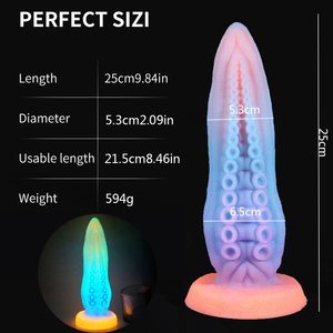 YAQU Riesiges realistisches Silikon dildo Extra großes Monster <span class=keywords><strong>Penis</strong></span> Spielzeug - Product Image 6
