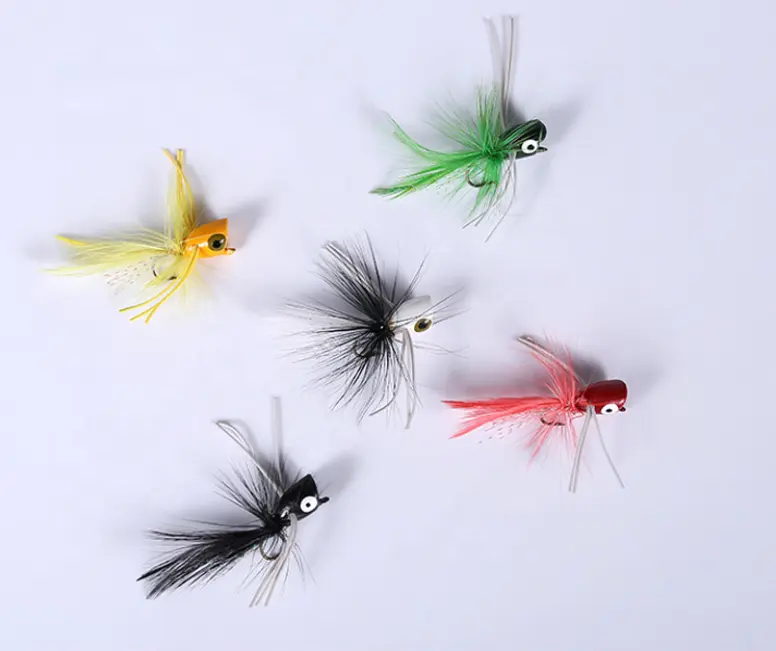 Bass Popper Fly Dry Fly Fishing Flies