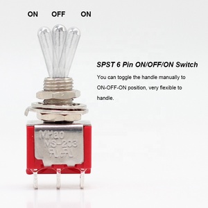 2A 250V Mini geçiş anahtarı ON-OFF-ON 6 PIN 3 pozisyon yüksek kalite geçiş anahtarı - Product Image 6