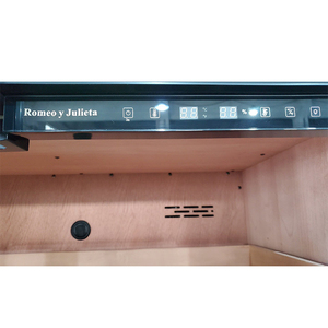 Jiufu Tây Ban Nha gỗ tuyết tùng Điện xì gà tủ kỹ thuật số ẩm kế kiểm soát nhiệt độ công suất lớn xì gà Humidor - Product Image 4