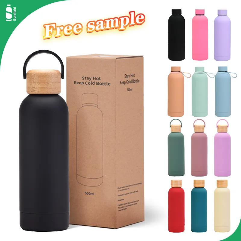 Grande Capacidade 1000ml 750ml Parede Dupla Garrafa De Aço Inoxidável Isolado A Vácuo De Água Esportes Garrafas De Água Com Logotipo Personalizado