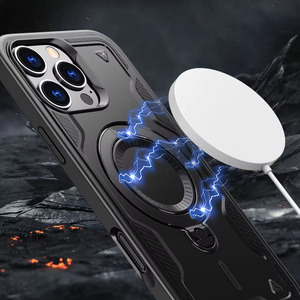 适用于iPhone 16硬组合装甲保护手机外壳适用于iPhone 13 14 16E减震器盖，带手柄支架防震 - Product Image 5