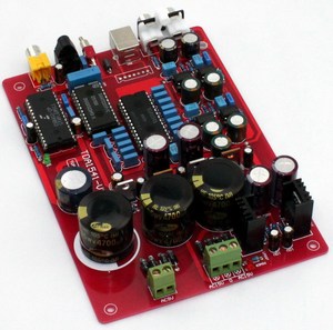 Taidacent SAA7220 + CS8412 + NE5534 Hifi สเตอริโอ16-Bit Digital-To-Analog Optical To 5.1ตัวถอดรหัสชุดบอร์ด Dac TDA1541 - Product Image 2