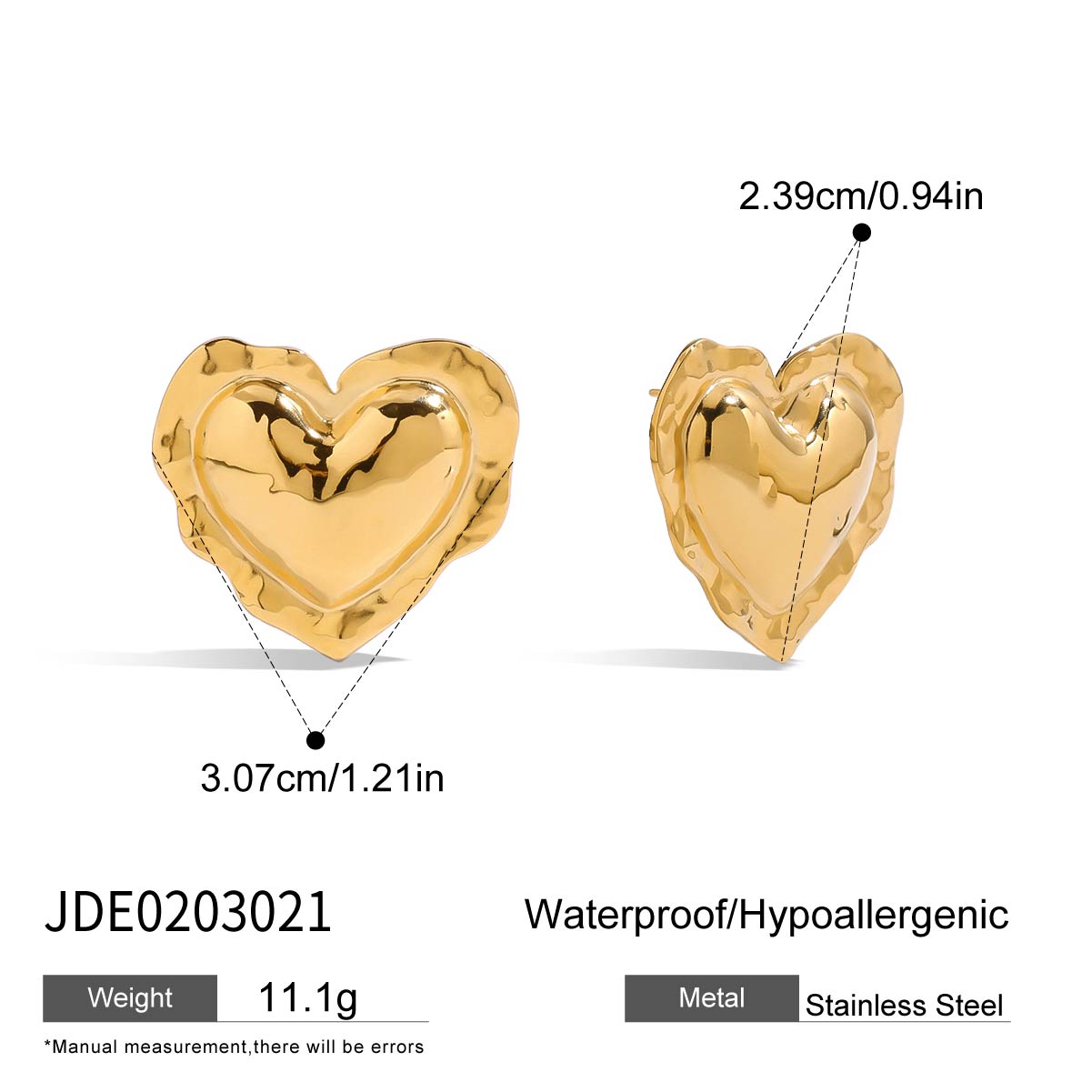 18k Gold JDE0203021