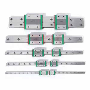 Kit de riel de guía lineal de precisión en miniatura, riel de guía lineal de acero con componentes de núcleo de rodamiento para máquina CNC - Product Image 1
