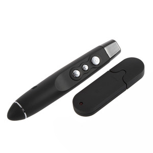 Tragbarer drahtloser PPT Presenter Laserpointer mit rotem Laserpointer Pen RF-Fernbedienung USB Powerpoint PPT Präsentation spunkt