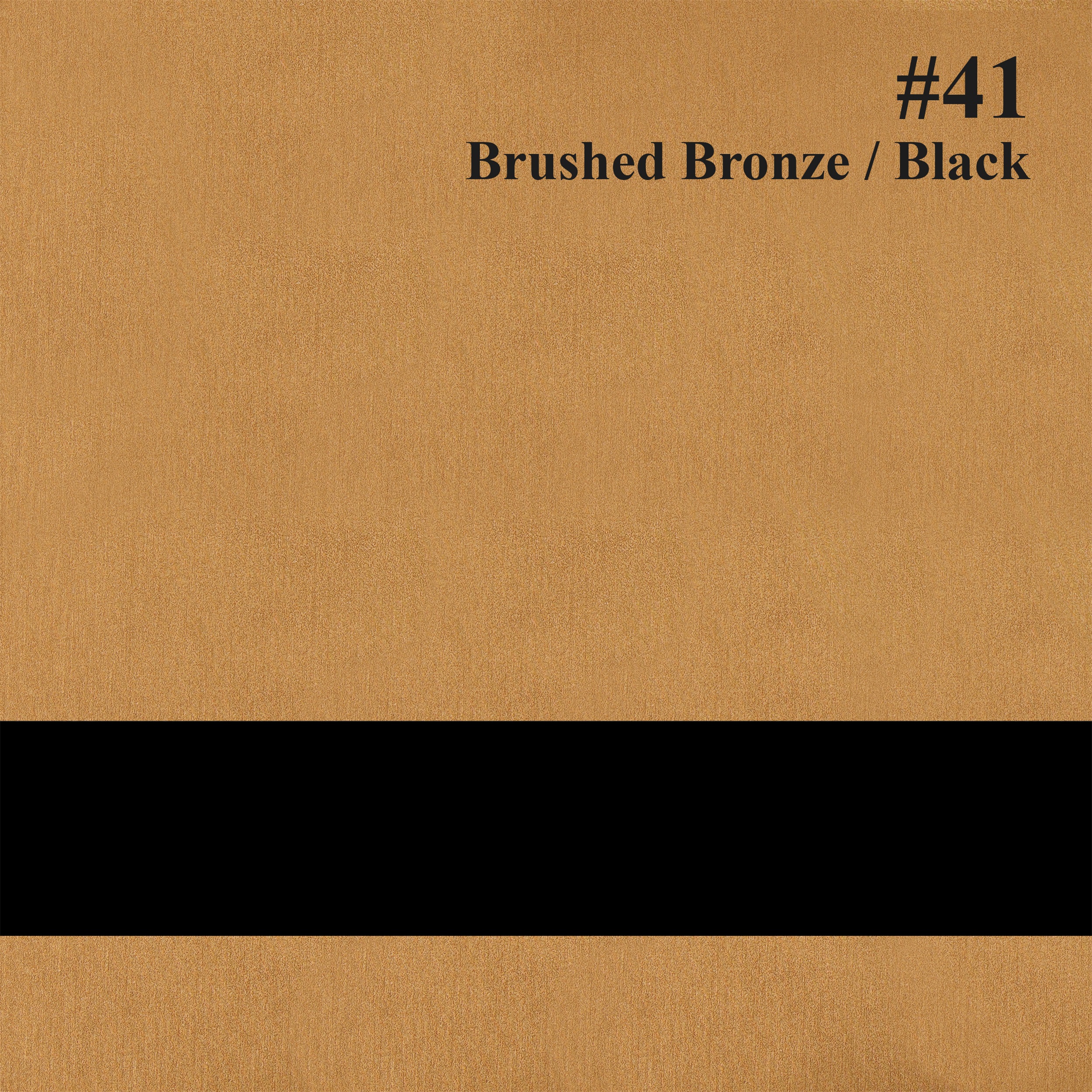 #41 brushed bronze/black