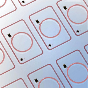 5*5 13.56 MHz HF High Frequency 1K 4K RFID PVC ID Card Chip Smart Card <strong>Inlay</strong> Sheet - Product Image 4