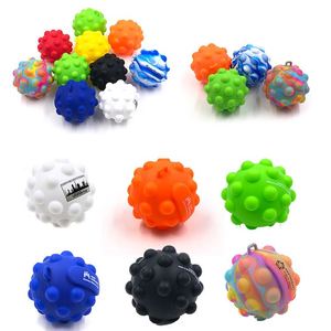Personalized 3D Pop Stress Ball Silicone Fidget <strong>Toy</strong> with Silk Printing Logo Educational Push It Ball for <strong>USA</strong> Market - Product Image 2