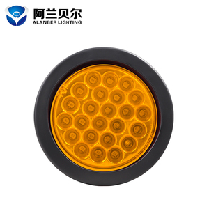 ไฟสัญญาณเลี้ยวหยุด LED หลายแรงดันไฟฟ้า4นิ้ว12โวลต์24โวลต์10-30โวลต์4นิ้วแบบกลมพร้อมปลั๊กแบบ3หัวสำหรับรถบรรทุกรถพ่วงรถบัส - Product Image 3