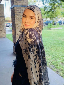 الأكثر مبيعًا حجاب رايون ناعم مطبوع TR-Rayon شال سهل الغسل خفيف الوزن ماليزيا حجاب مسلم مطبوع حجاب مشروط - Product Image 3