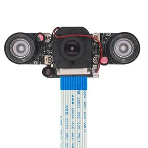 Módulo de cámara ojo de pez de visión nocturna Raspberry Pi 4 5MP OV5647 Webcam con sensor infrarrojo IR luz LED para Raspberry Pi 4B/3B +/3B - Product Image 5