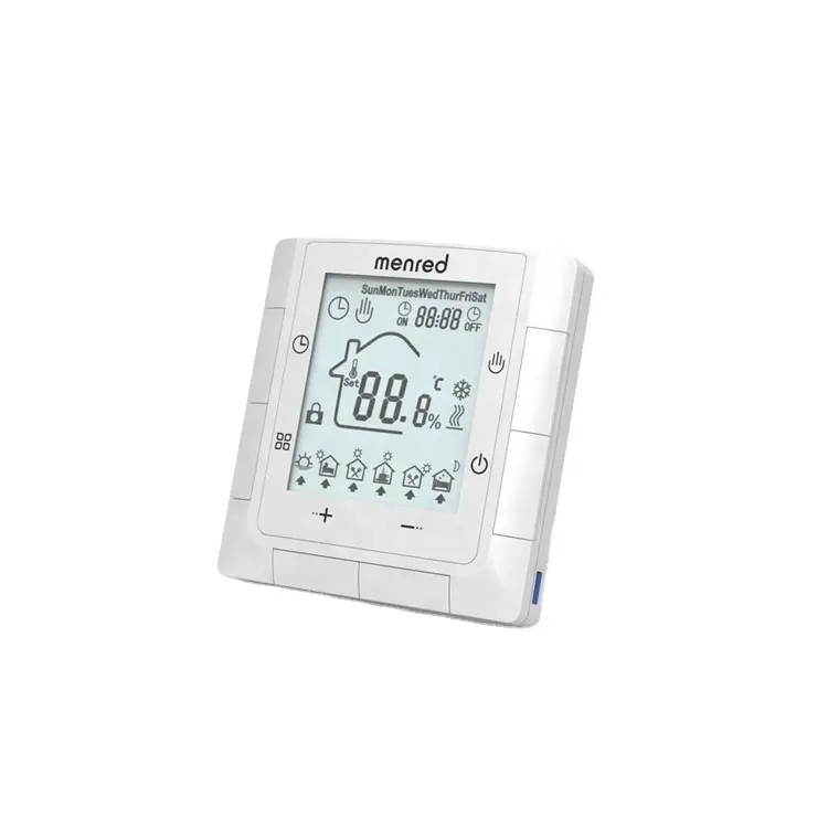 Menred-termostato digital LCD programable Ls6.716 16A, termostato de habitación para cable de calefacción