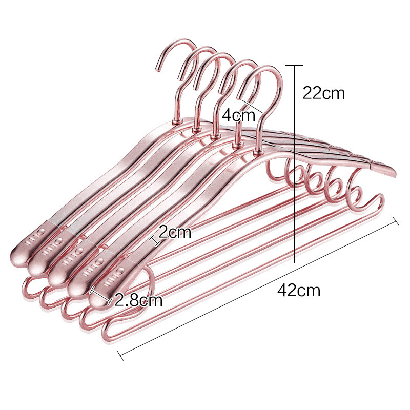 Cintre extra-large et extra-rigide en or rose
