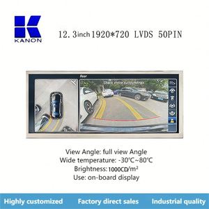 Display LCD per auto da 12.3 pollici-moduli LCD con risoluzione 1920*720 1000cd/m2, contrasto 1000:1 - Product Image 6