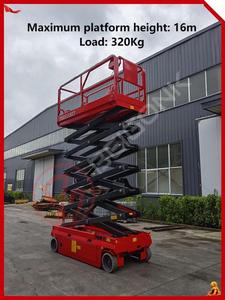 Elevador de tijera Eléctrico Autopropulsado 6M-12m Plataforma alta 300kg Capacidad de carga Soporte hidráulico Personalización - Product Image 4