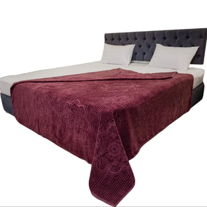 ผ้าคลุมเตียงผ้ากำมะหยี่หรูหรา-ผ้าฝ้าย100% นุ่มพิเศษหรูหราและเป็นมิตรกับสิ่งแวดล้อมพร้อมการรับรอง OEKO-TEX - Product Image 1