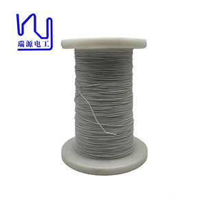 0.08mmx10 Multiple <strong>Strands</strong> 99.99% 4N Silver Wire Natural Silk Covered Litz Wire for Audio Cable - Product Image 3