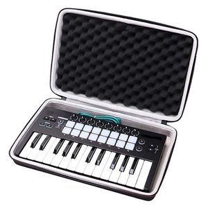 Estuche de transporte de viaje de protección de carcasa dura Estuche de teclado duro Estuche de concierto para teclados de controlador MIDI de 25 teclas Espuma densa fuerte - Product Image 4
