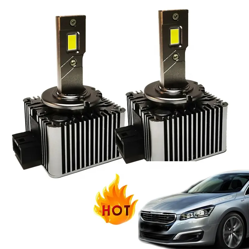 2024 tendencia 200W D1S HID lastre de xenón a luz LED automática avto Faro de coche para Peugeot 508 y Citroen C5 Luz de ajuste automático