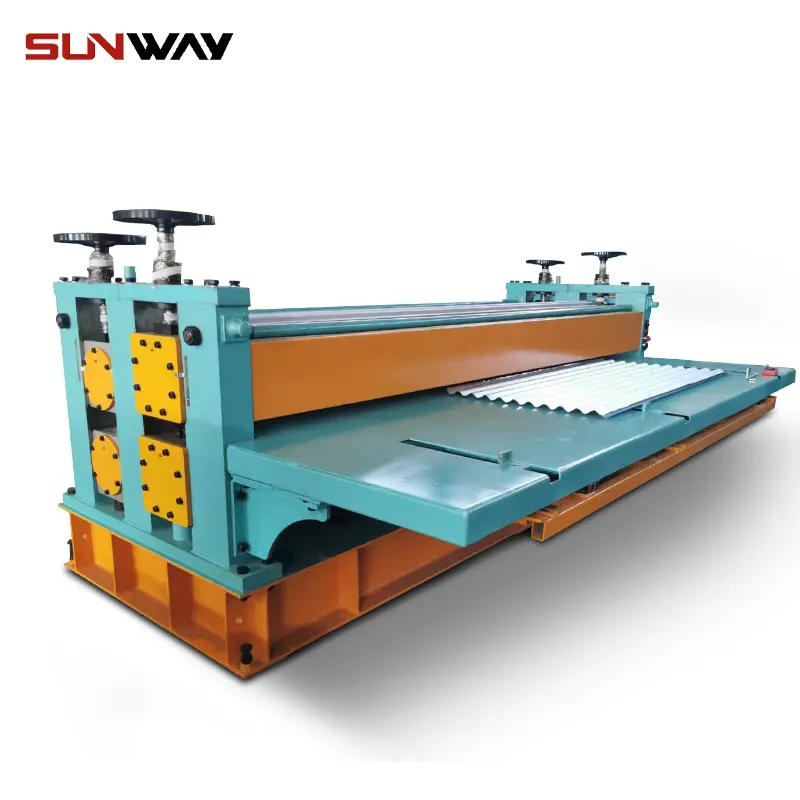 Máquina formadora de rollos de lámina corrugada de hierro Máquina para fabricar láminas de hierro tipo barril