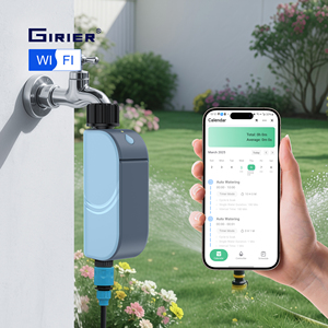 GIRIER Tuya Wifi controllo programmabile automatico intelligente per l'irrigazione dell'acqua da giardino con ritardo di pioggia - Product Image 1