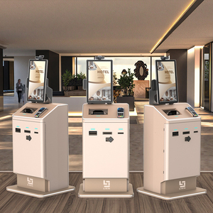 Lien tự phục vụ thanh toán tiền mặt kiosk khách sạn check-in thẻ Dispenser trao đổi tiền tệ máy <span class=keywords><strong>atm</strong></span> SDK màn hình cảm ứng tầng thường vụ - Product Image 1