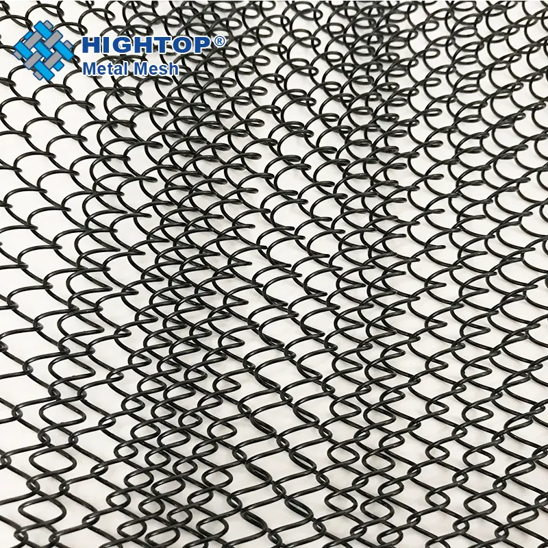 Flexible Stainless Steel Wire Mesh Fireplace Screens Chain Link Mesh Spark Screen