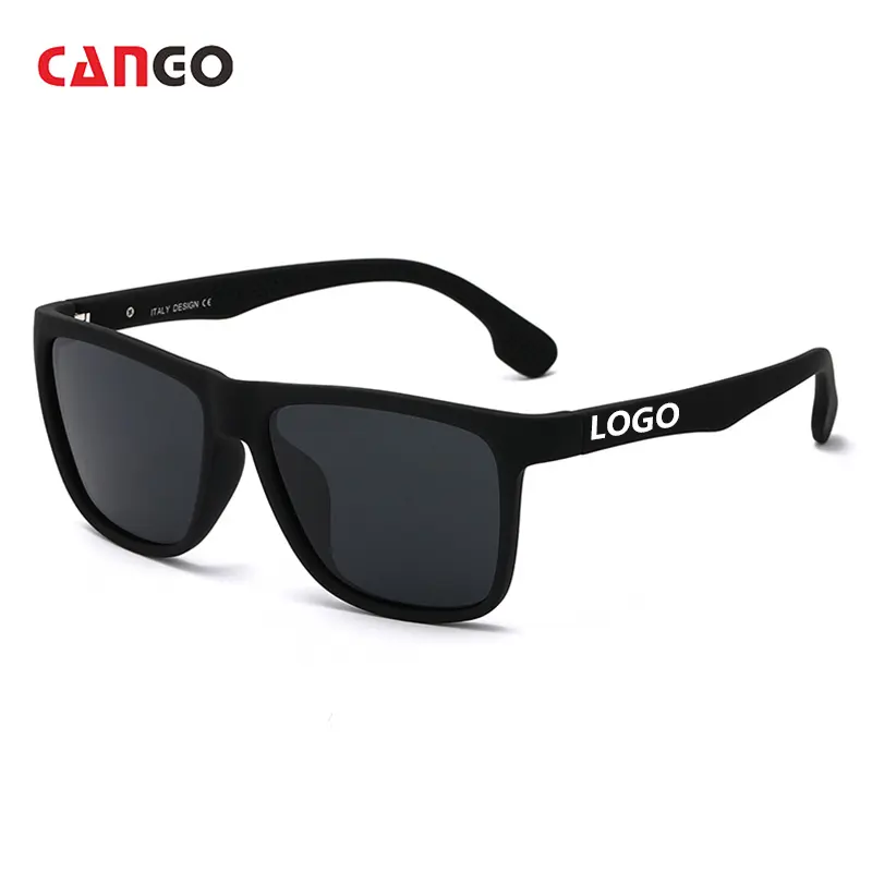 Cango Rectangular Retro Outdoor Personalized Cool Custom Sunglasses Logo Glasses Plastic Vintage Classic Sunglasses