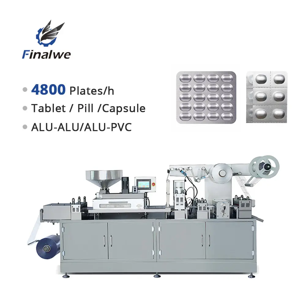 Finalwe Mini machine d'emballage sous blister à capsules multiples Papier PVC