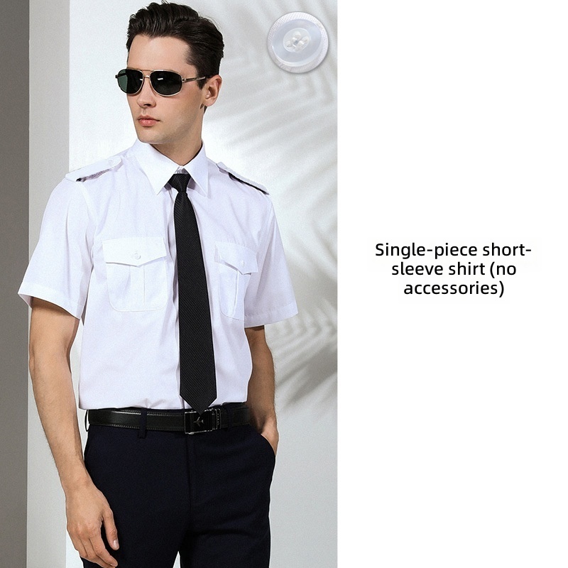 White short-sleeve shirt