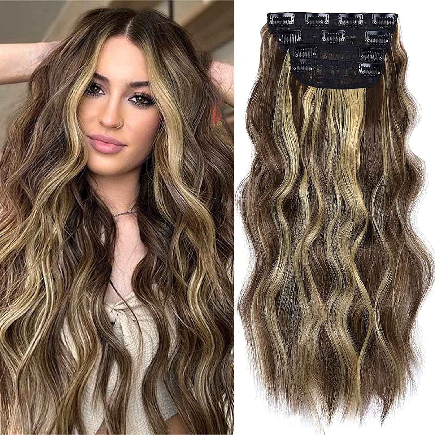 86h10-blonde highlighted medium brown