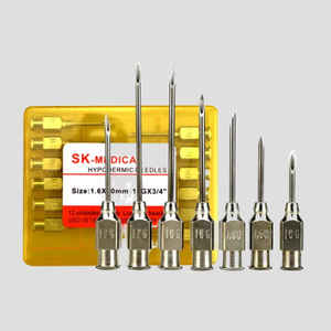 Chất Lượng Cao Động Vật Tiêm Tiêm Phun Kim Tái Sử Dụng Thép Không Gỉ Hypodermic 16G Thú Y Ống Tiêm Kim - Product Image 6