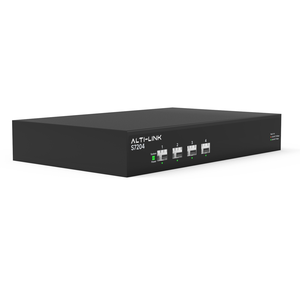 4-Port 10G SFP Fiber 10 Gbit/s Langstrecken-Netzwerk-Switch Gigabit-Ethernet-Switch mit VLAN und stapelbarer Funktion für LAN