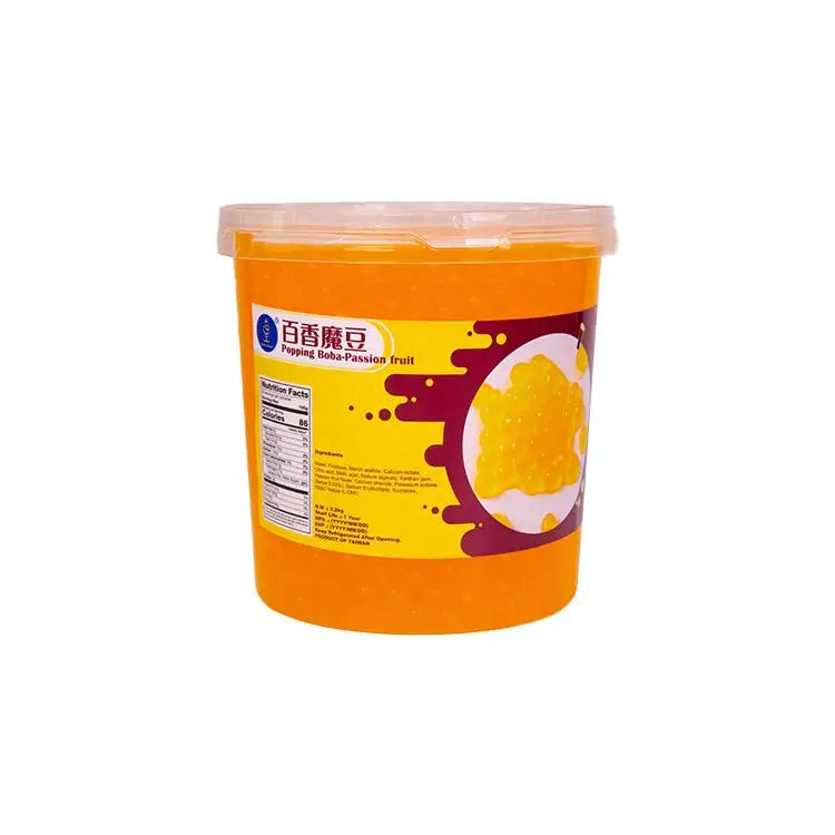Wholesale Price Passion Fruit Popping Poping Boba