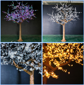 Outdoor Lighted Artificial Flower <strong>Tree</strong> Blossom <strong>Big</strong> 250cm Magic High Imitation Artificial Cherry <strong>Tree</strong> with Led Light - Product Image 2