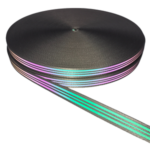 Tecido de Malha Retro-Reflexivo de Poliéster Ecológico Kairen com Pintura Arco-Íris para Costura em Calçados - Product Image 2