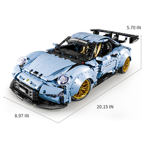 1/10 RC Drift Supercar 1887 adet 2.4G APP modu kök DIY uzaktan kumanda spor araç yapı taşı Model setleri kitleri - Product Image 1
