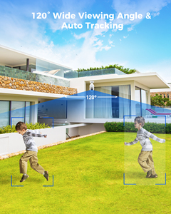 เลนส์คู่ 10X ซูมออปติคอลกล้องวงจรปิดไร้สาย Wifi หลอดไฟความปลอดภัย PTZ 360 องศากล้องเฝ้าระวังในรูปแบบหลอดไฟ - Product Image 3