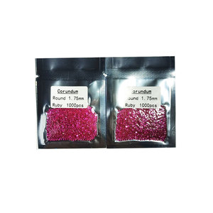 ราคาโรงงานทำในประเทศจีนสังเคราะห์ทับทิมรอบตัดทับทิม5 # สีสำหรับตลาดเครื่องประดับ - Product Image 6
