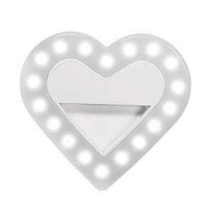 New Xách Tay 3AAA Pin LED Điện Thoại Điền Vào Ánh Sáng Điện Thoại Di Động Sao Đèn Flash Mini Nhiếp Ảnh Tự Sướng Heart Ring Ánh Sáng - Product Image 5